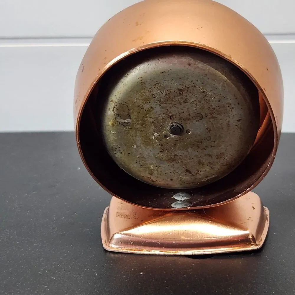 Vintage Mid Century MIRRO Robert Shaw Copper Kitchen Timer 60 Mins WORKS